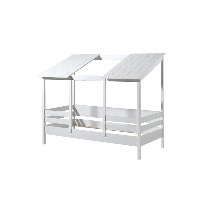 Voilage Pour Lit Cabane 90x190 Lit Cabane Hester 90x200 Achat Vente Structure De Lit Lit