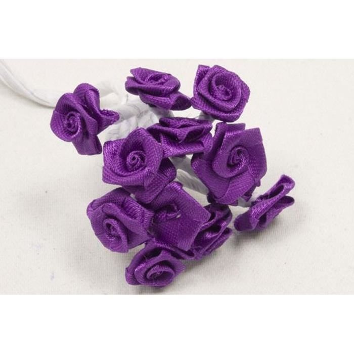 Ruban Rose Satin PATIKIL 1 Pouces Ruban Fleurs Noeuds Pour L'Artisanat, 20 Pcs Mini Cadeau 1 An Mariage