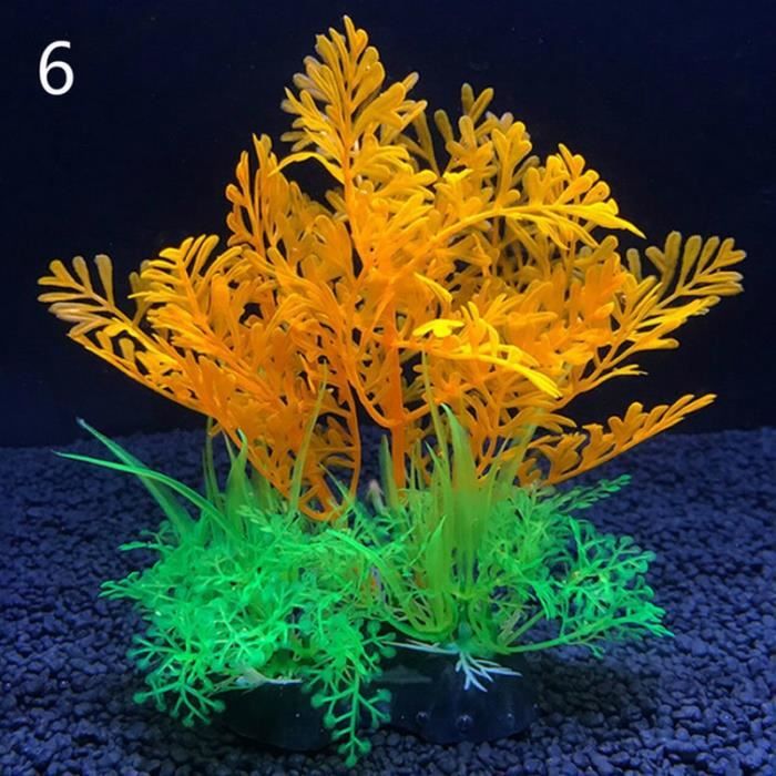 Meilleurs prix pour Plantes décoratives artificielles - VITATA - Aquarium - Décoration d'aquarium - Plastique - Vert