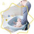 Badabulle Baignoire pour Bébé Baleine, Made in Europe, Peut contenir un hamac ou un fauteuil de bain, Dès la naissance à 24 mois-1