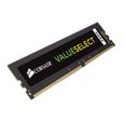 Mémoire RAM - CORSAIR - Value Select DDR4 - 4GB 1x4GB DIMM - 2400 MHz  - 1.20V - Noir (CMK16GX4M2A2666C)-1