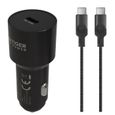 MUVIT TIGER Power charger voiture pd 30W +Cable USB C/USB C 3.1 gen1 - 1.2m-1