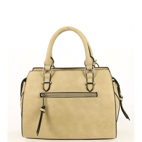 Sac a main GEORGES RECH Synonyme Beige 29 5 L x 23 0 H x 15 0 E cm Cdiscount Bagagerie Maroquinerie