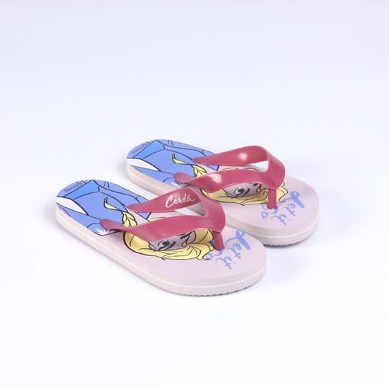 Tongs enfant fille La Reine des Neiges Rose Tailles 26 33