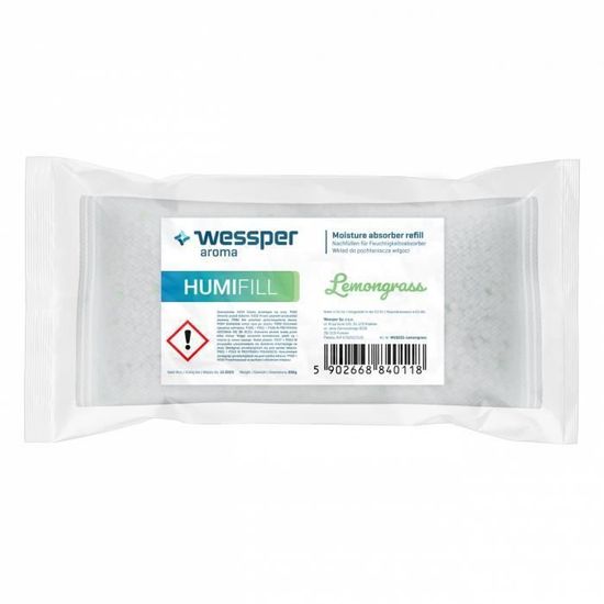 Lot De 10 Recharges Déshumidificateur Wessper 250 G - Citronnelle, Compatibles Tous Absorbeurs - Sans Électricité