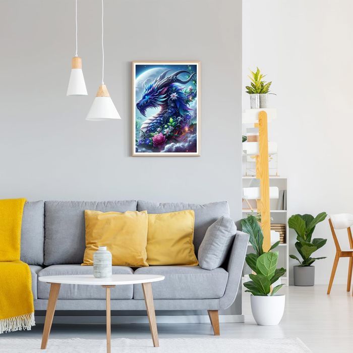 Peinture Diamant TOSTOG Kit Diamond Painting Souris Et Pomme - Art Diamant 5D 30x40cm Art Relaxant Débutant