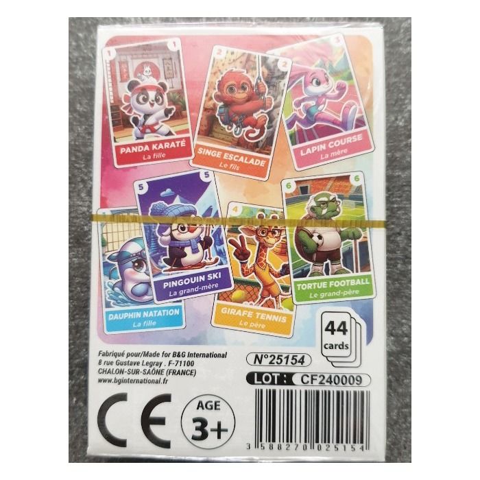 Jeu de 7 familles ,jeu de cartes 7 familles 44 cartes " les animaux ...