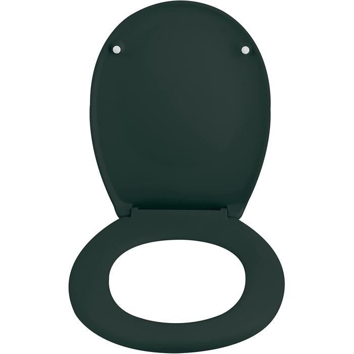 Abattant WC Thermo Dur Neela Vert Fonc Mat Charni res ABS