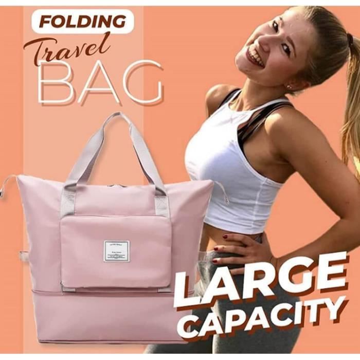Large Capacity Folding Travel Bag Foldable Travel Duffel Bag