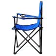 Chaise de camping pliable fauteuil de plage extérieur KING DO WAY Bleu L54290-2