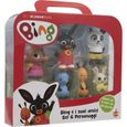 Bing - 6 figuritas pack, des principaux caractères de la série, recommandés pour les enfants de 1 à-2