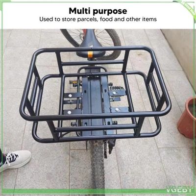 Panier arrière de vélo en fer, panier arrière de vélo étanche, grande capacité, panier de rangement pour vélo électrique, universel