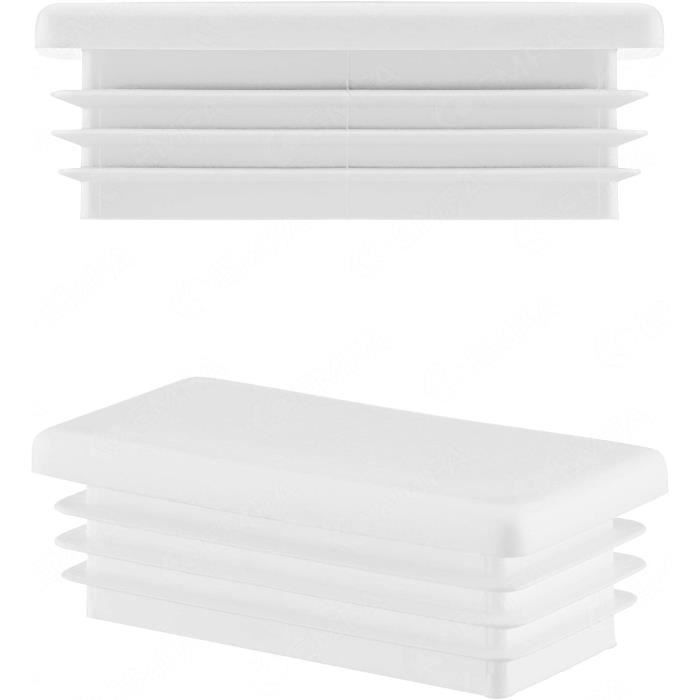 Embout Enveloppant Rectangulaire 60x40 Mm Noir – PEBD Antidérapant