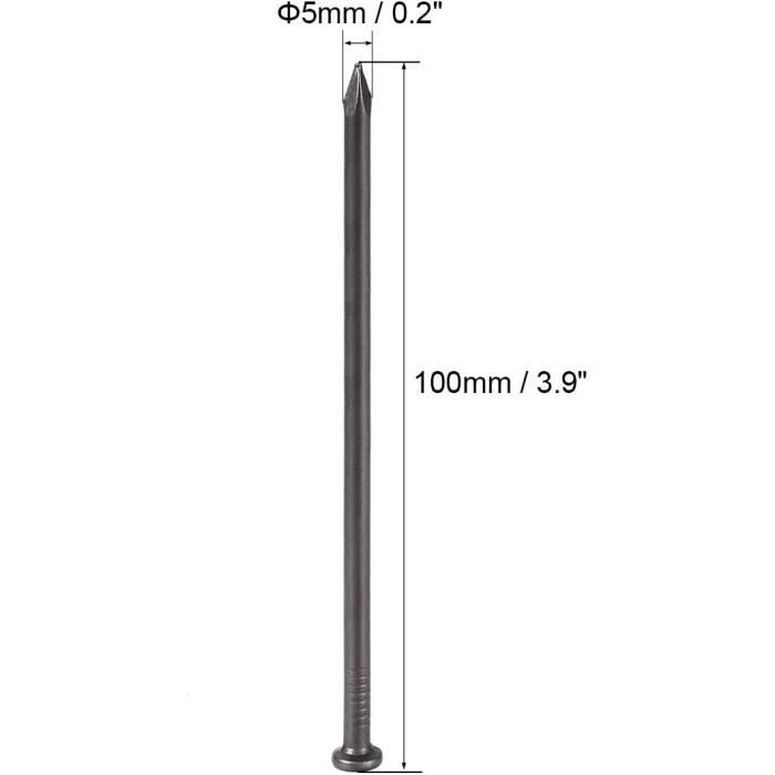 Sourcing Map Tige Aluminium Rond Plein Barre 8mm Diamètre 300mm Longueur Tour Barre Stock Pour Bricoleur Fabrication Artisanale Coffret De 2