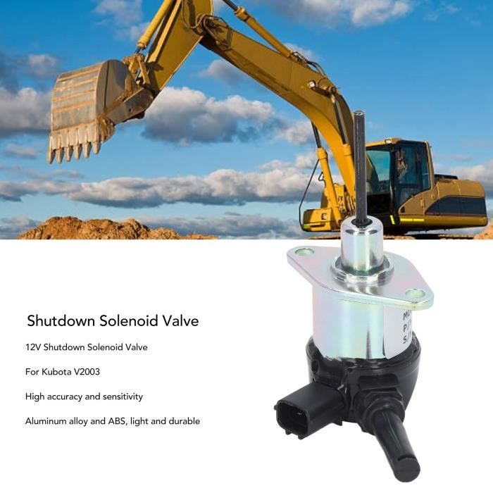 électrovanne Excavatrice Électrovanne 12 V Pour Kubota Conçue Pour Une Compatibilité électrovanne Installation Facile Engin électrovanne Excavatrice Électrovanne 12 V Pour Kubota Conçue Pour Une Compatibilité électrovanne Installation Facile Engin