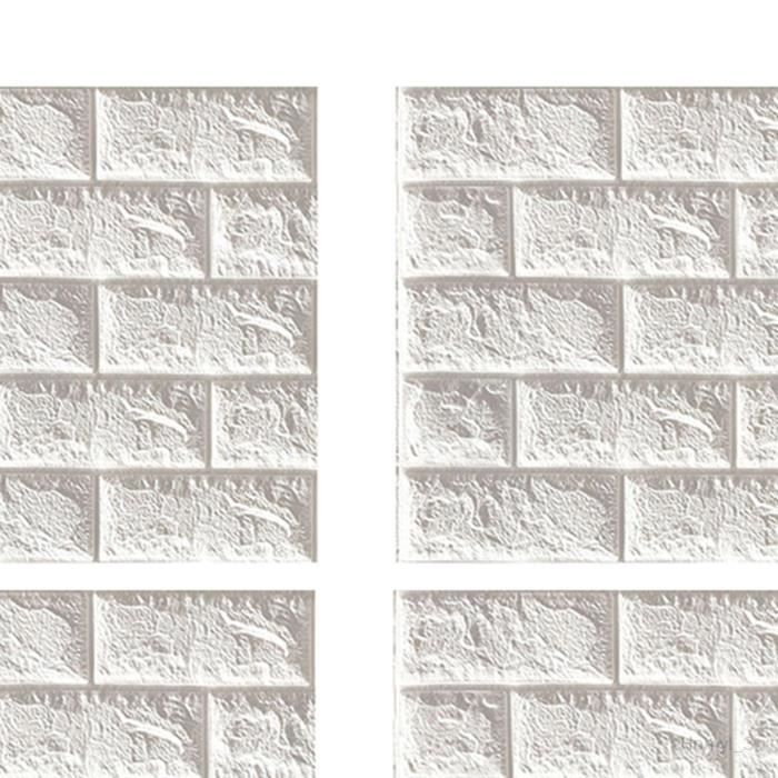 Panneaux muraux en brique en fausse mousse, 10 pièces, panneaux