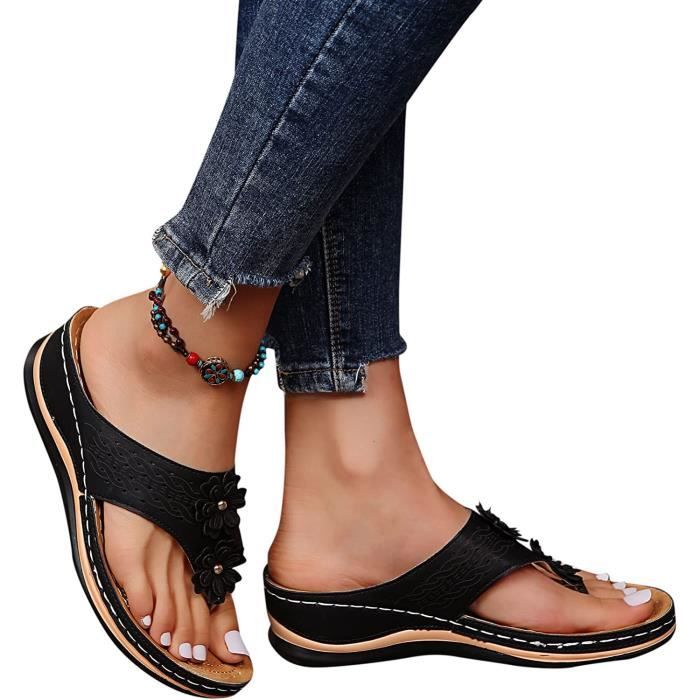Tongs Marque Femmes Semelle paisse Caoutchouc