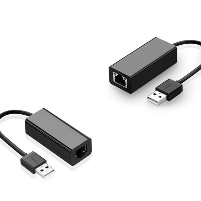 Adaptateur Ethernet USB 3.0 vers RJ45 Lan, carte réseau, USB 2.0, pour PC  Windows 10, Mi Box 3-S, nintendo Switch [7E30115] - Cdiscount Informatique