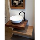 Vasque Sur Plan De Travail En Bois Plan Vasque Suspendu Zero Pour Salle De Bain Design Chene 52 X 100 Cm Achat Vente Colonne Armoire Sdb Plan Vasque Suspendu Zero Cdiscount