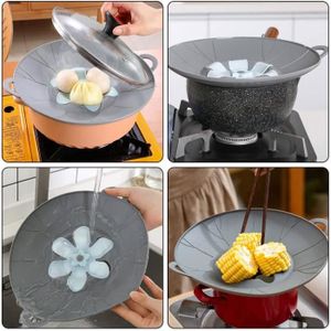Couvercle Anti-Débordement Silicone 45,7 X 27,9 Cm - Pour Casseroles, Poêles, Bols - Résistant Chaleur
