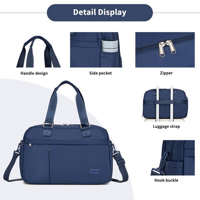 AiQInu Sac Easyjet Avion 45x30x13cm Sac de Voyage Pliable, Portable