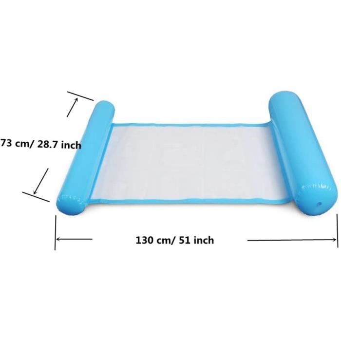Msoah Multi U Hamac d'eau Gonflable, Flottantes Hamac Lit Flottant Cha