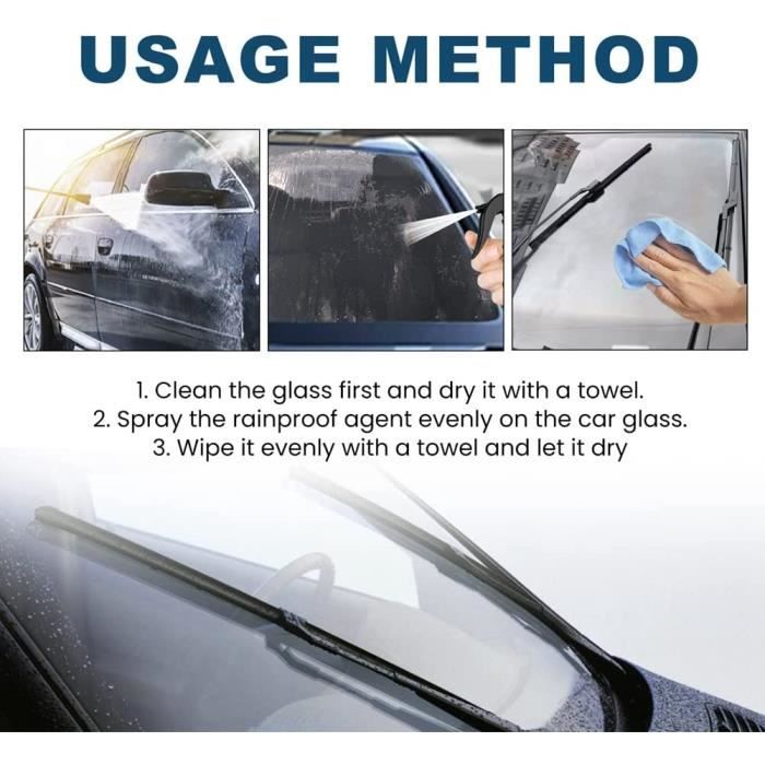 Glaco – Agent de revêtement pour vitres de pare-brise de voiture