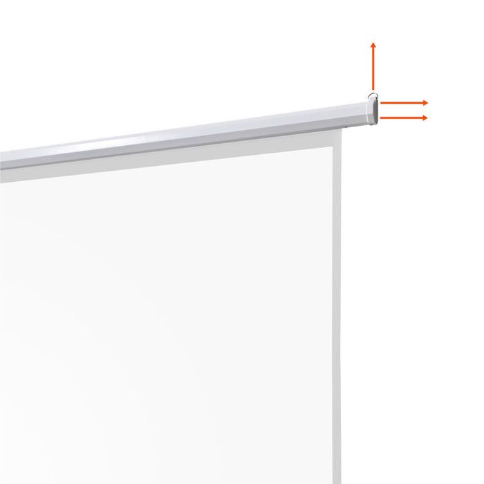 Écran Projection Électrique 60 Pouces | Format 4:3 | Gain 1.8 | Télécommande | Fixation Mur/Plafond | Home Cinéma