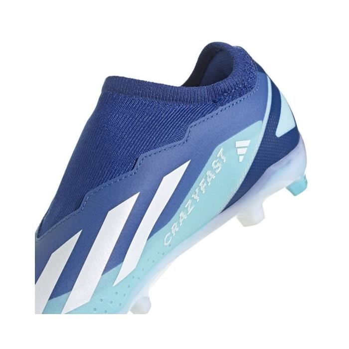 Chaussures de football Adidas X Crazyfast.3 LL FG Jr Blanc Crampons moules Terrain synthetique Cdiscount Sport