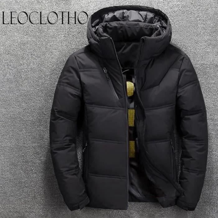 Doudoune noir homme capuche hotsell