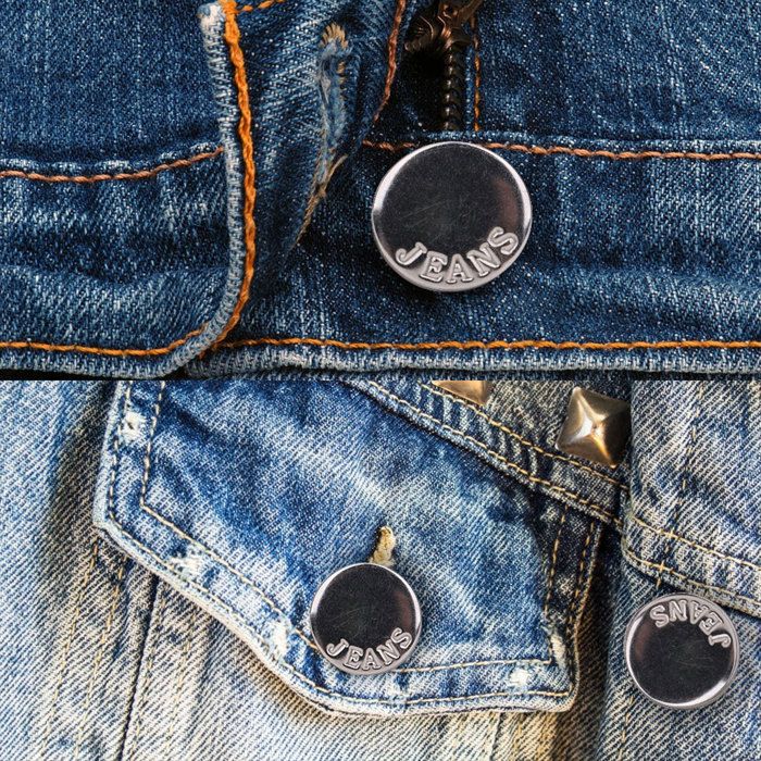 Jean fermeture bouton best sale