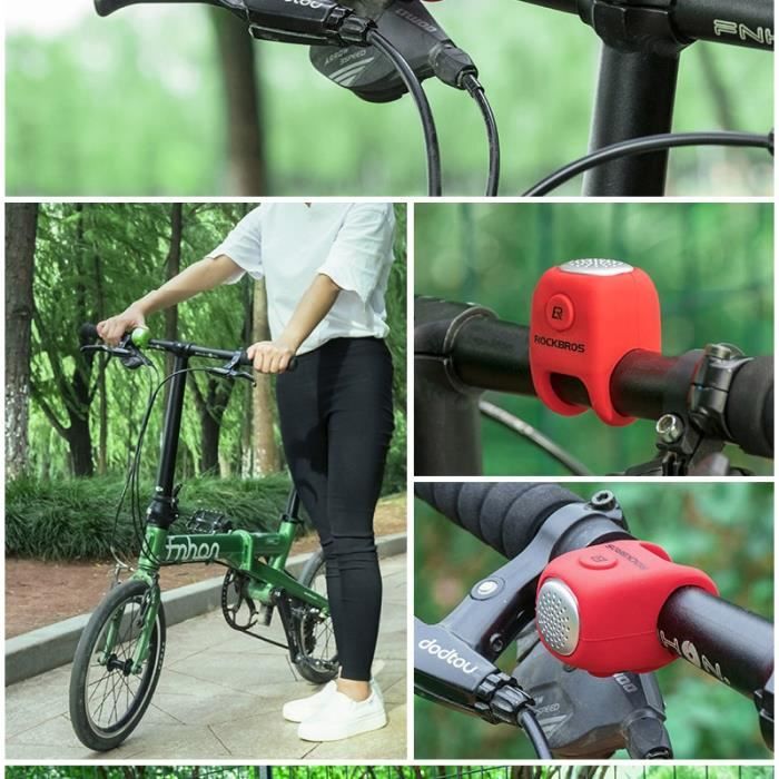 Sonnette de Vélo - Non spécifié - Modèle Football - Son fort et net - Installation facile - Universelle - Sport