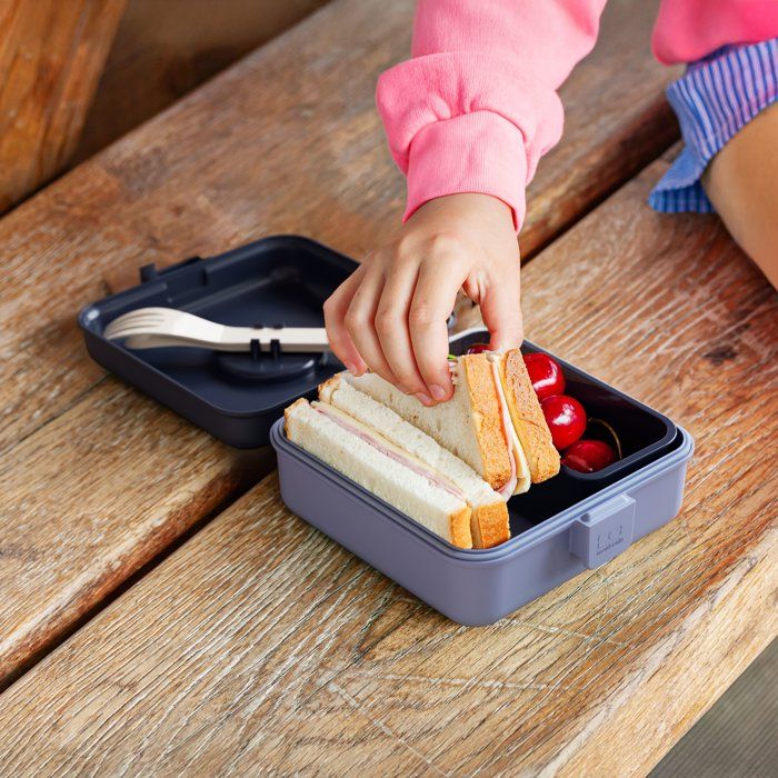 Boite a Sandwich Enfant - MONBENTO - Couverts inclus - Sans BPA