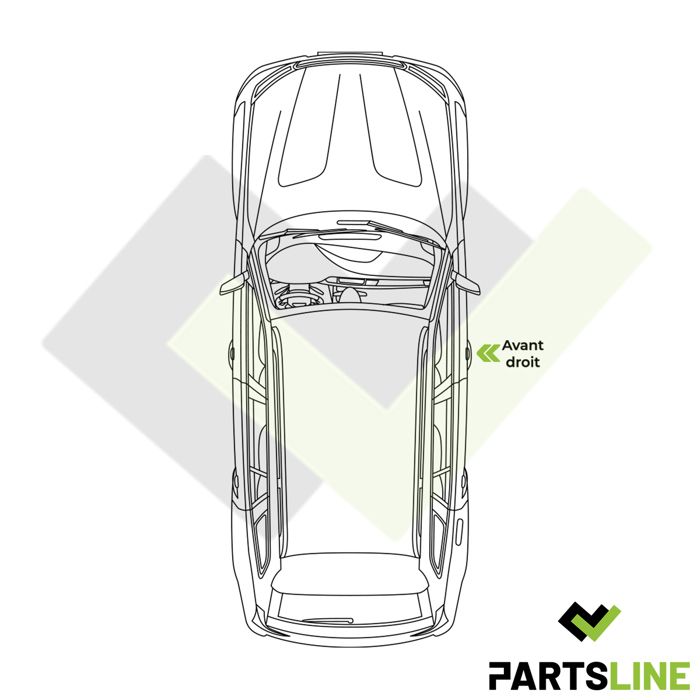 Kit 2 Mécanismes De Poignée De Porte Intérieure Pour BMW X5 E53 (1999-2006) - Avant Gauche Et Droite - Neuf