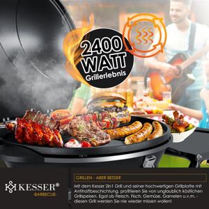 Tefal Gc450b32 Gril De Contact, 2000 W, Thermostat Réglable, Plaques En