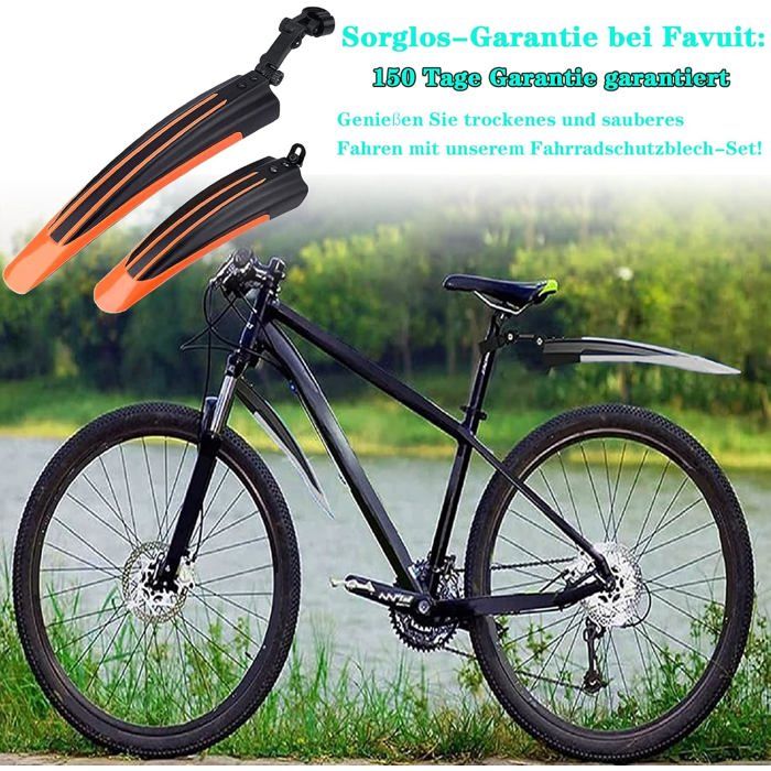 Boue Vélo Garde Boue Vtt Suspendu Garde Boue De Vélo, Universelle