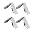 10 Pcs Pince pour Nappe Clip Table en Acier Inoxydable Fixe-Nappe Restaurant
