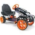Voiture à pédales - Hauck - Nerf - 4 roues - Orange - Pour enfants de 4 ans et plus-0