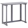 "SALE 2024" Table pliable de balcon 90x50x74 cm Bois d'acacia massif 82,53,Kg-0
