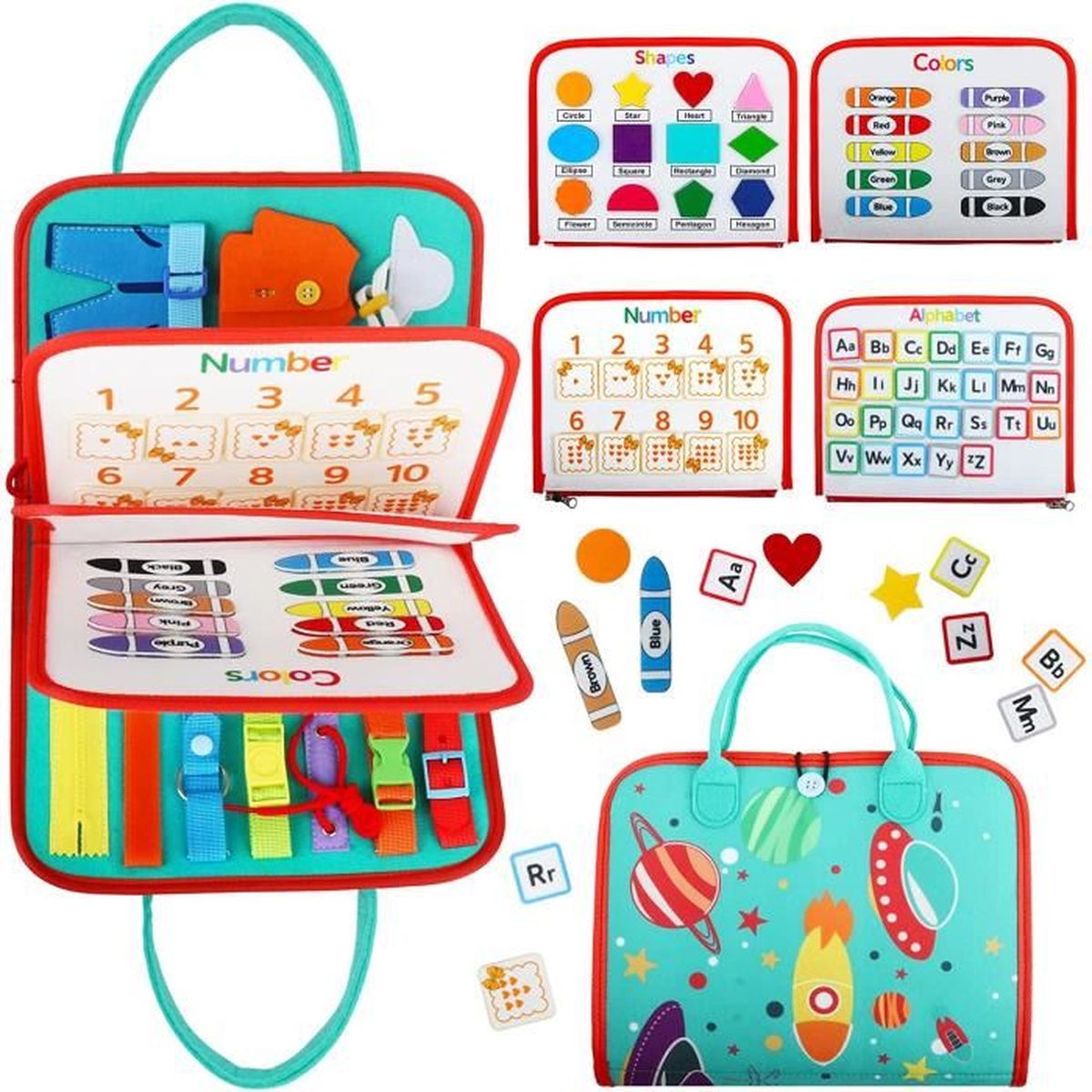 Jeu Du Petit Bricoleur Les Apprentis Montessori Busy Board Montessori pour Enfants, Jeux Montessori pour Apprendre  Compétences de Vie Jouets éducatifs pour Tout-Petits Garcon Fille -  Cdiscount Jeux - Jouets