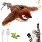 Jouet à chat volant électrique avec catnip, jouet interactif simulant un oiseau, lavable ODIPIE