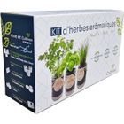 BRAND Cultivea - Kit Prêt à Pousser d'Herbes Aromatiques - Cultivez votre Basilic, Persil et Ciboulette - Graines Françaises 100% Bio
