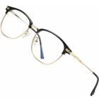 OUTUOTWQ Ototon® Lunette Anti Lumiere Bleue Ultra Léger TR90 + Métal Anti Fatigue Filtre UV Monture de Lunettes pour Homme Femme - Or