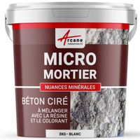Micro mortier pour béton ciré MICRO-MORTIER BETON CIRE ARCANE INDUSTRIES  - 3 kg