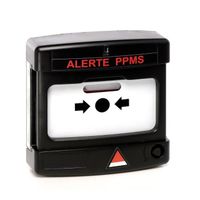 Déclencheur manuel noir PPMS - Alarme autonome