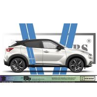 Nissan Juke Bandes - BLEU TURQUOISE - Kit Complet - Tuning Sticker Autocollant Graphic Decals
