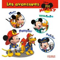 Les aventures P'tit Mickey - Pilote, vétérinaire, pompier, policier