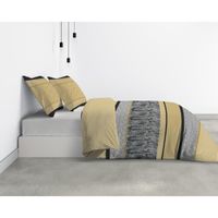 Parure de lit housse de couette avec taies d'oreiller 100% Coton 57 fils Amazonia Gold 220x240 cm