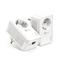 CPL 1000 Mbps 1 Port Gigabit et Prise Intégrée - TP-Link  TL-PA7017P KIT - Pack de 2 CPL - Reconditionné