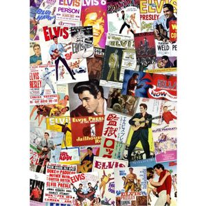 PUZZLE Puzzle Elvis Film Poster collage - AQUARIUS - 1000